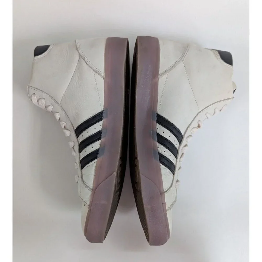 Adidas Basket Profi Chalk White Men's Retro Leather High Tops Size 9 FX0350